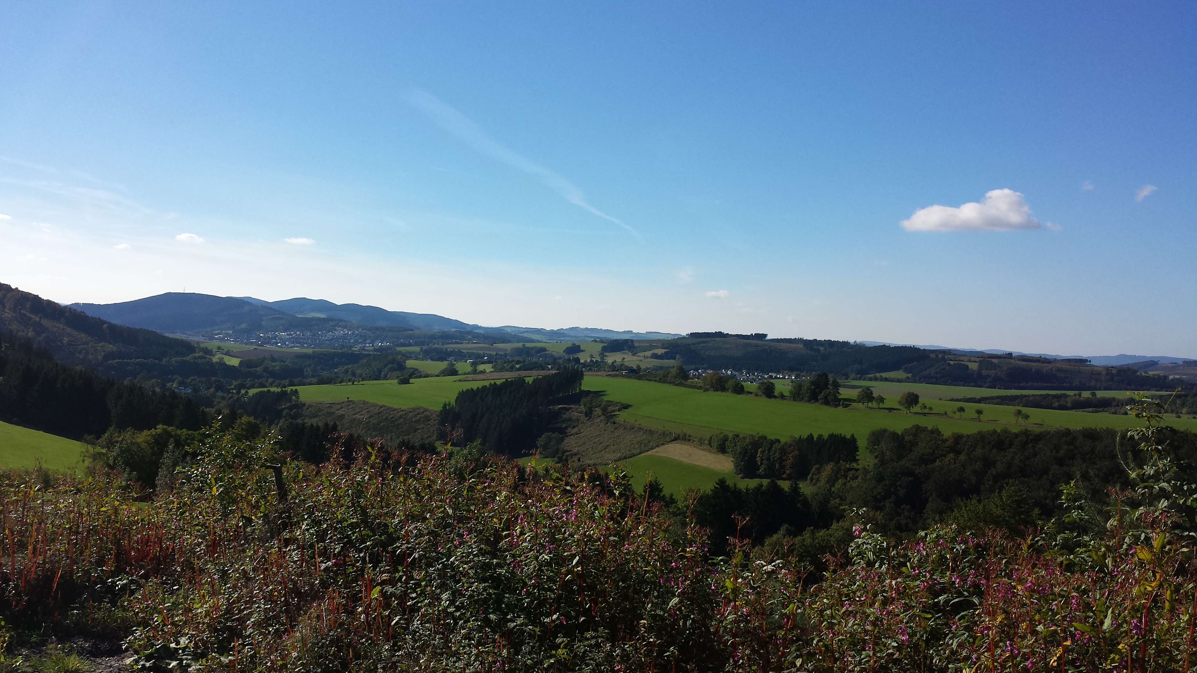 Aussicht auf das sch&ouml;ne Sauerland